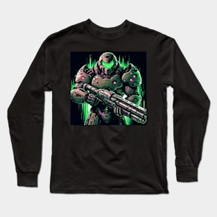 Doom Guy Jacked Long Sleeve T-Shirt